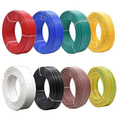 Cavi di alimentazione flessibili H05vv-f 5 Core 0,5 mm/1 mm quadrato rame solido conduttore elettrico filo per la costruzione di fili domestici
